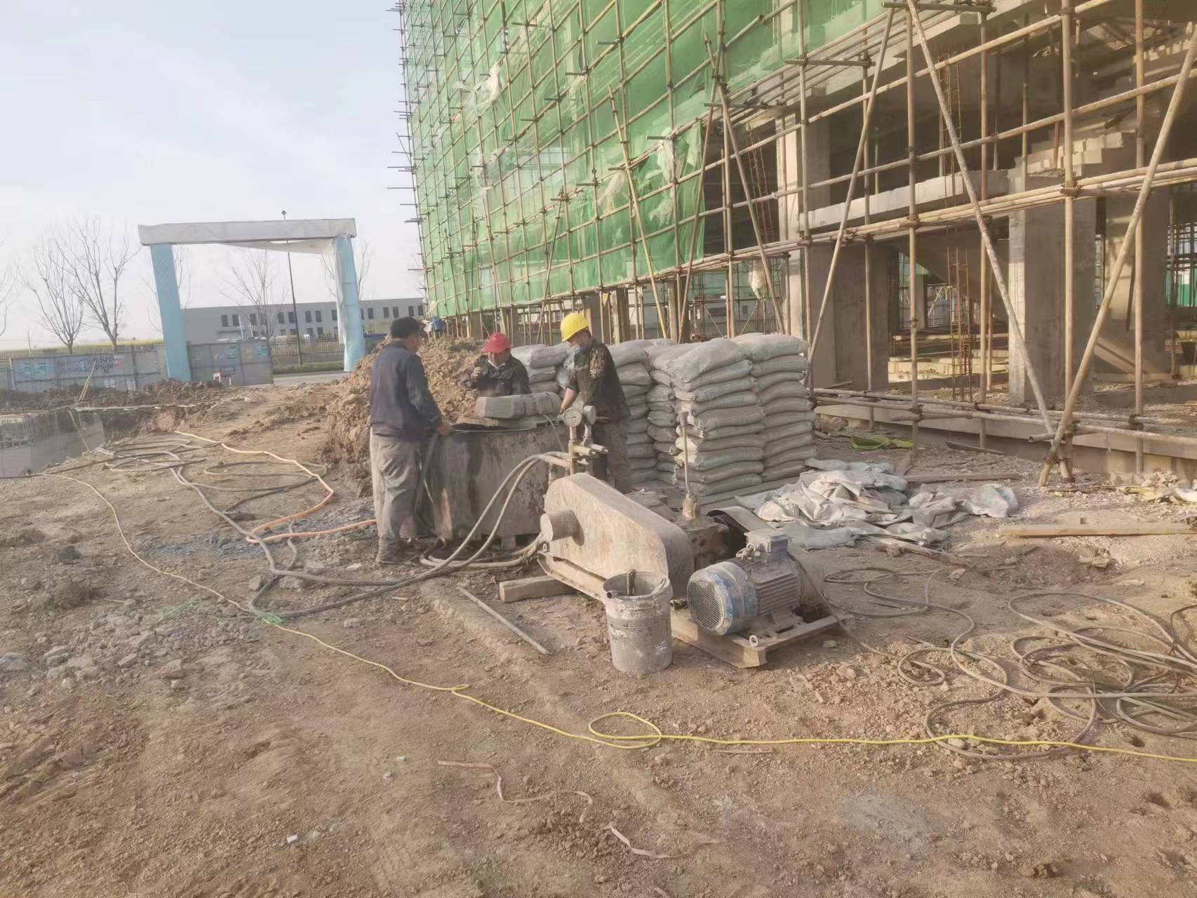 新城别墅下沉注浆